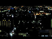 京都車站、京都塔夜景
